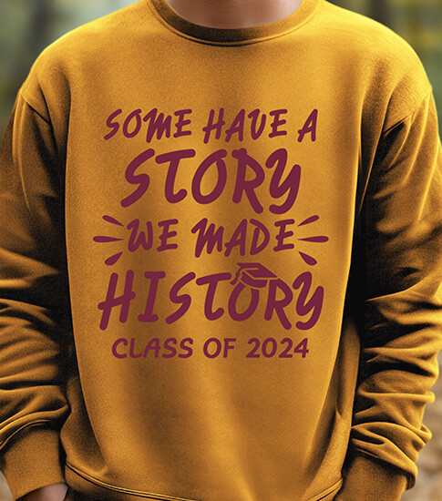 Senior sweatshirt ideas hotsell